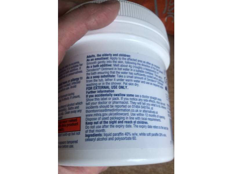 Zeroderm Ointment, 500 mg, 125 g