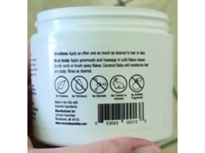 Coconut Essentials Coconut Baby Oil, 4 oz