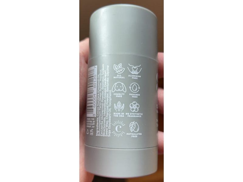 Cleo & Coco Charcoal Deodorant, Free To Be Scent To Be, 1.7 oz/50 g