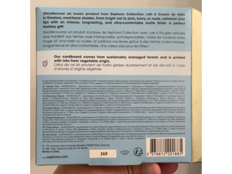 Sephora Collection Wishing You Cream Lip Stain Set, 0.1 fl oz/69 oz