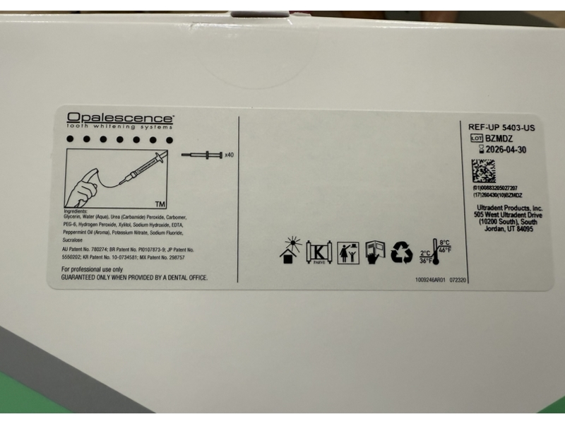 Opalescence Teeth Whitening Gel Syringes Kit, 35% Mint, 40 Count