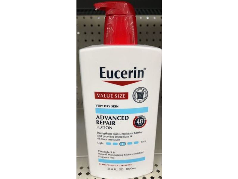 Eucerin Advanced Repair Lotion, 33.8 fl oz/1000 mL