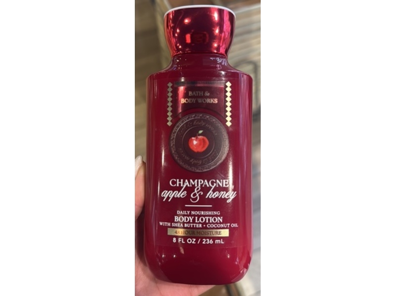 Bath & Body Works Daily Nourishing Body Lotion, Champagne Apple & Honey, 8 fl oz/236 mL
