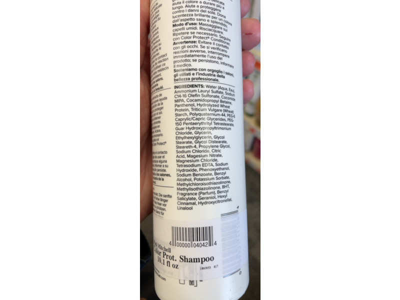 Paul Mitchel Color Protection Shampoo, 10.14 fl oz/300 mL