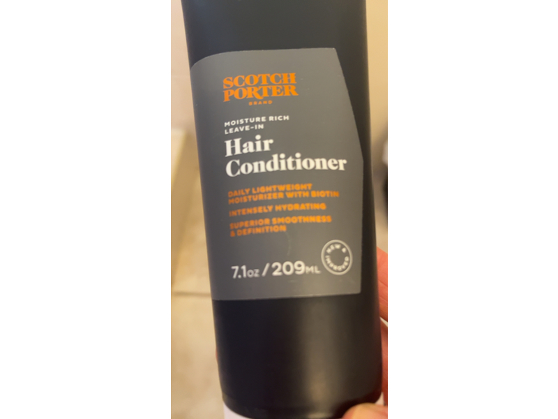 Scotch Porter Moisture Rich Leave-In Hair Conditioner, 7.1 oz/209 mL