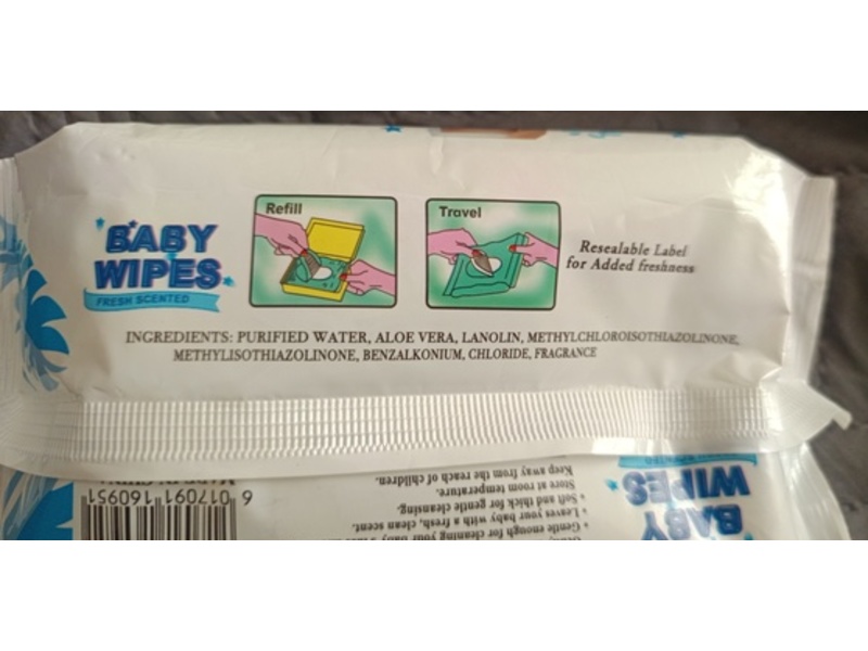 Baby Tender Baby Wipes, Fresh Scented, 80 Wipes