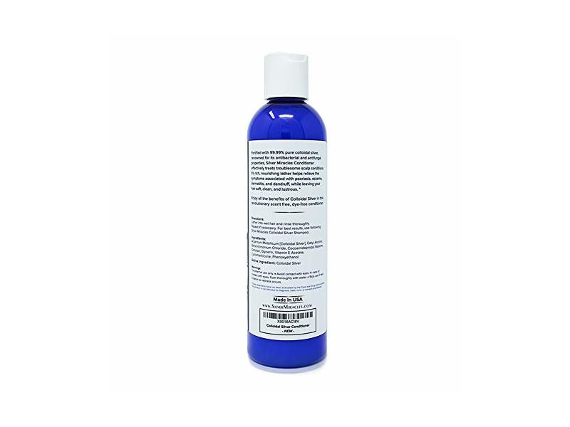 Silver Miracles Colloidal Silver Conditioner, 8 oz/236 ml