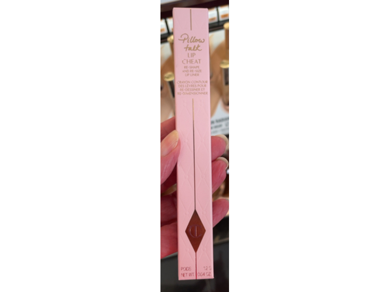 Charlotte Tilbury Lip Cheat Re-Shape & Re-Size Lip Liner, Pillow Talk Fair, 0.04 oz/1.2 g