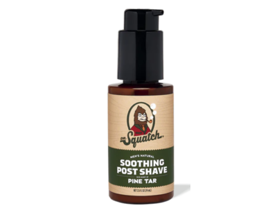 Dr. Squatch Men's Natural Soothing Post Shave, Pine Tar, 2.5 fl oz/74 mL