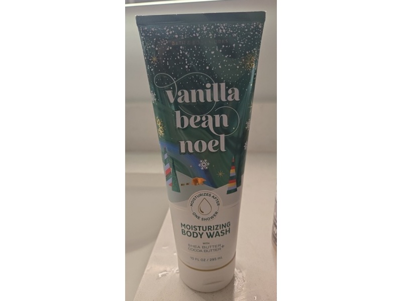 Bath & Body Works Moisturizing Body Wash, Vanilla Bean Neol, Shea Butter+Cocoa Butter, 10 fl oz/295 mL
