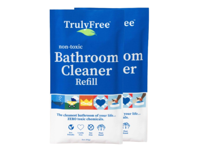 Truly Free Bathroom Cleaner Refill, 3 oz/85 g, Pack Of 2