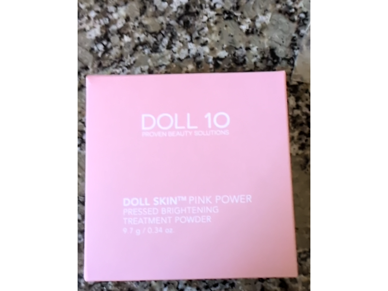 Doll 10 Pink Power Pressed Brightening Treatment Powder, 0.34 oz/9.7 g