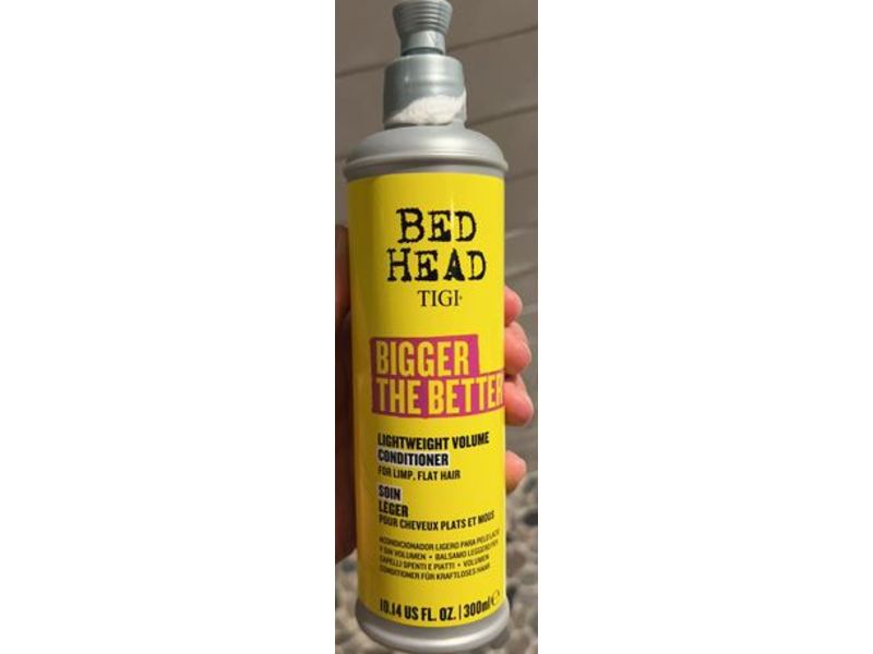 Tigi Bed Head Bigger The Better Lightweight Volume Conditioner, 10.14 fl oz/300 mL