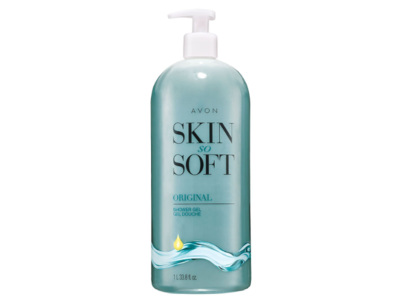 Avon Skin So Soft Shower Gel, Original, 33.8 fl oz/1L