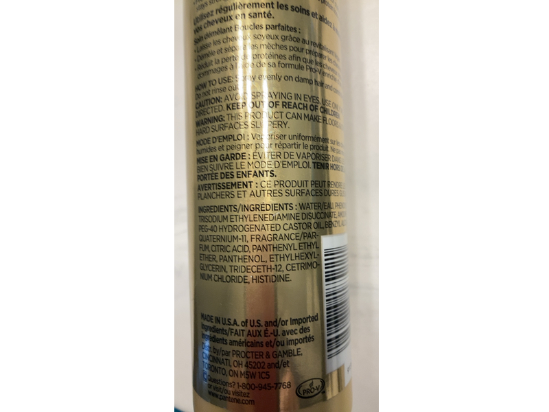 Pantene Pro-V Leave-in Conditioning Spray, 8.5 fl oz/252 mL