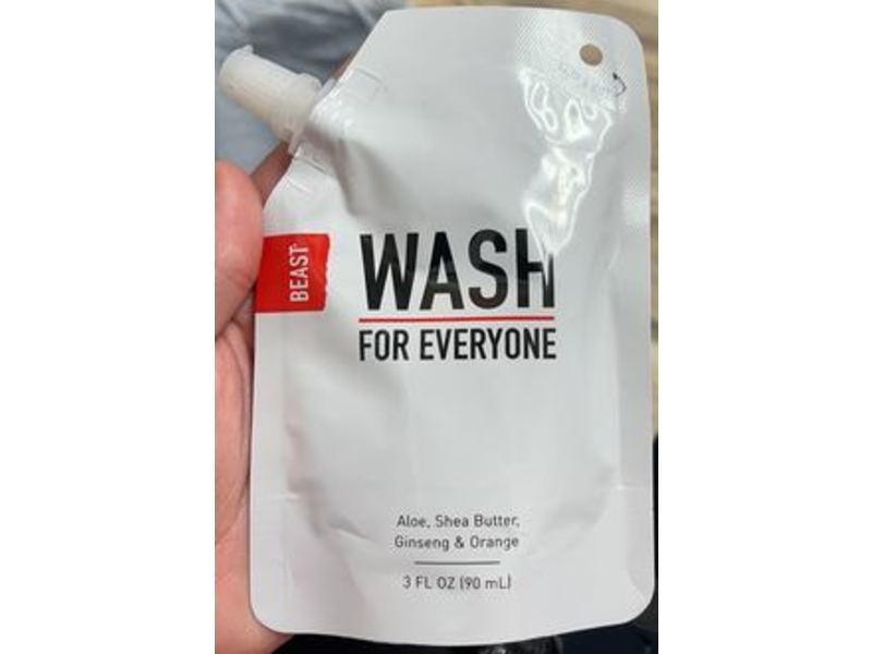 Beast Wash for Everyone, Aloe, Shea Butter, Ginseng & Orange, 3 fl oz/90 mL
