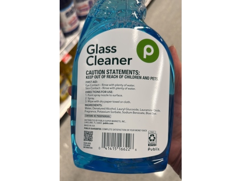 Publix Glass Cleaner, 32 fl oz/946 mL