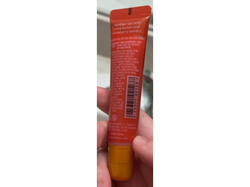 Tree Hut Sugarlips Butter, Strawberry, 0.52 oz/15 g