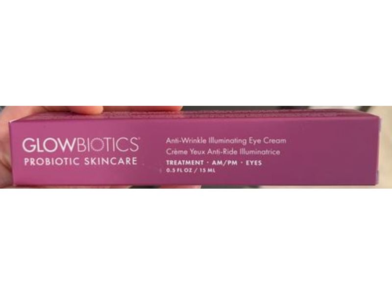 Glowbiotics Probiotic Skin Care Anti-Wrinkle Illuminating Eye Cream, 0.5 fl oz/15 mL