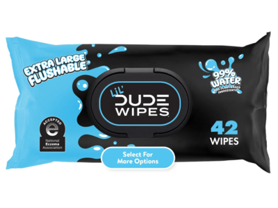Dude Wipes Flushable Wipes, 42 Count