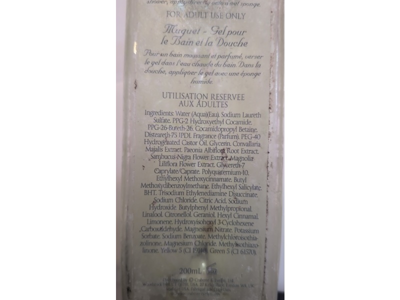 Crabtree & Evelyn Bath & Shower Gel, Lily Of The Valley, 6.8 fl oz/200 mL