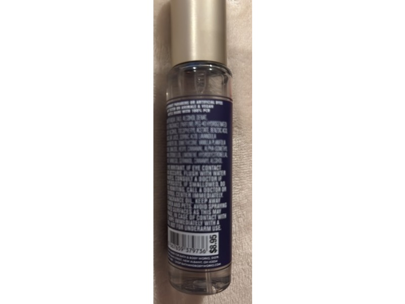 Bath & Body Works Sleep Aromatherapy Essential Oil Pillow+Perfume Mist, Lavender+Vanilla, 1 fl oz/29 mL