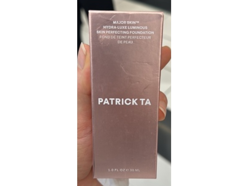 Patrick TA Major Skin Hydra-Luxe Luminous Skin Perfecting Foundation, Shade 4 Golden, 1 fl oz/ 30 mL