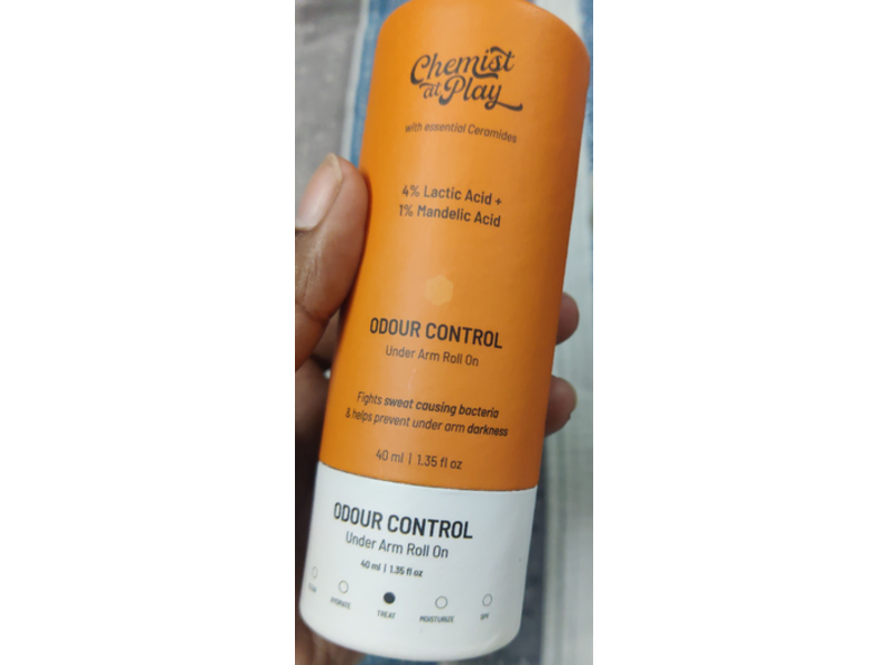 Chemist At Play Odour Control Under Arm Roll On, 1.35 fl oz/40 mL