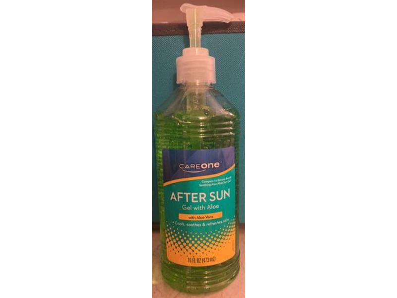 Careone After Sun Gel, Aloe Vera, 16 fl oz/473 mL