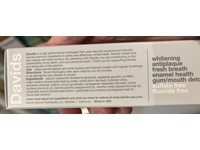 Davids Whitening + Antiplaque Toothpaste, Natural Mint + Charcoal, 1.75 oz/50 g, Pack Of 3 - thumbnail 3