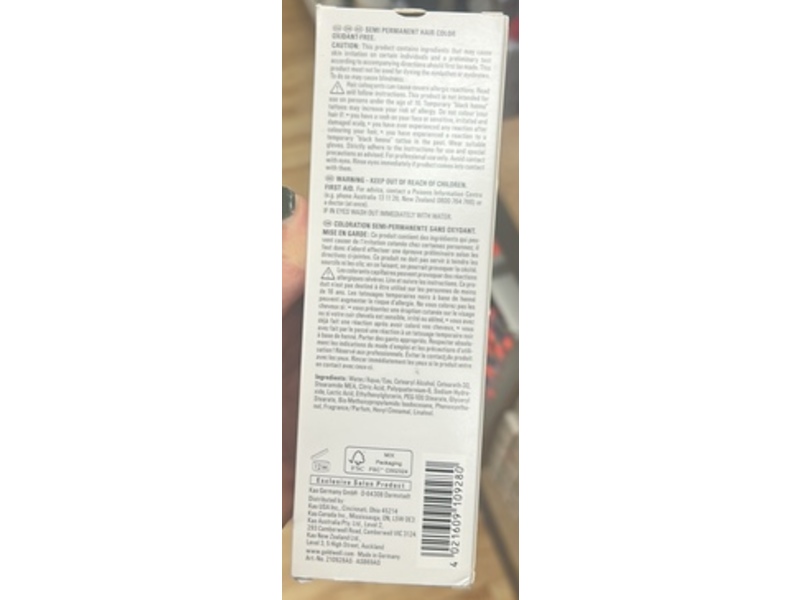 Goldwell Semi Permanent Hair Color, Clear, 4.0 fl oz/120 mL