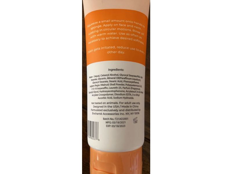 Body Prescriptions Daily Facial Scrub, Vitamin C, 8.1 fl oz/240 mL