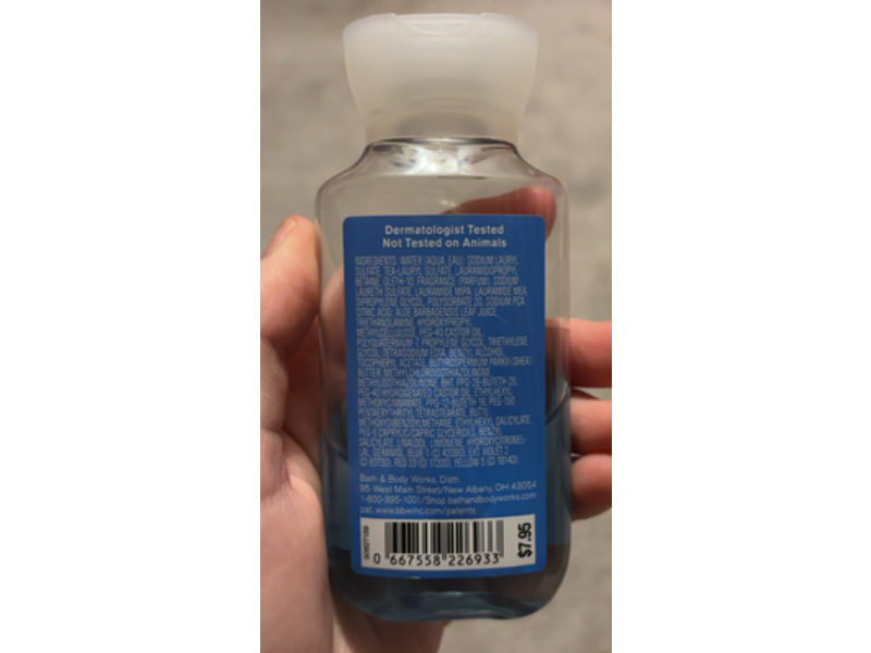 Bath & Body Works Gingham Shower Gel, Aloe + Vitamin E, 3 fl oz/88 mL