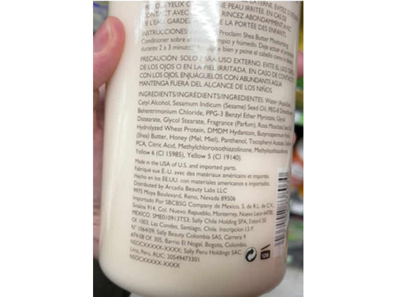 Proclaim Moisturizing Conditioner, Shea Butter, 33.8 fl oz/1 L