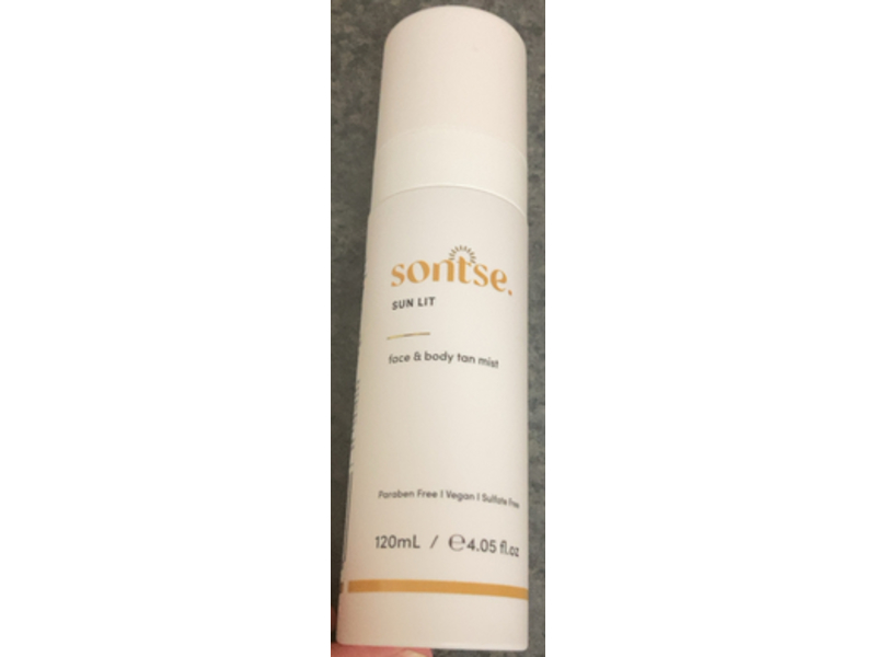 Sontse Sun Lit Face & Body Tan Mist, 4.05 fl oz/120 mL