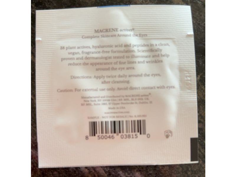 Macrene Actives High Performance Eye Cream, 0.06 oz/2 mL
