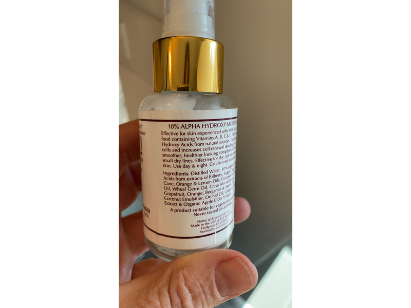 Nonie 10% AHA Moisturizer with 10% Alpha Hydroxy Acids