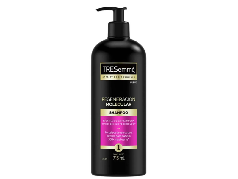 TRESemme Regeneracion Molecular Shampoo, Biotin & Quinoa Negra Nano-Sheild Technology, 715 mL