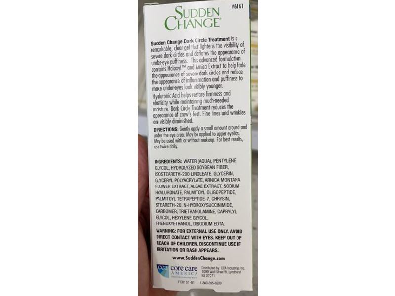 Sudden Change Dark Circle Treatment, 0.5 fl oz/14 g