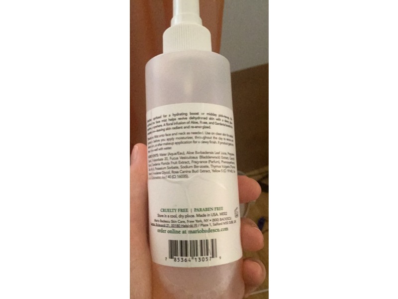 Mario Badescu Skincare Facial Spray, Aloe + Rose Water, fl oz/177 mL