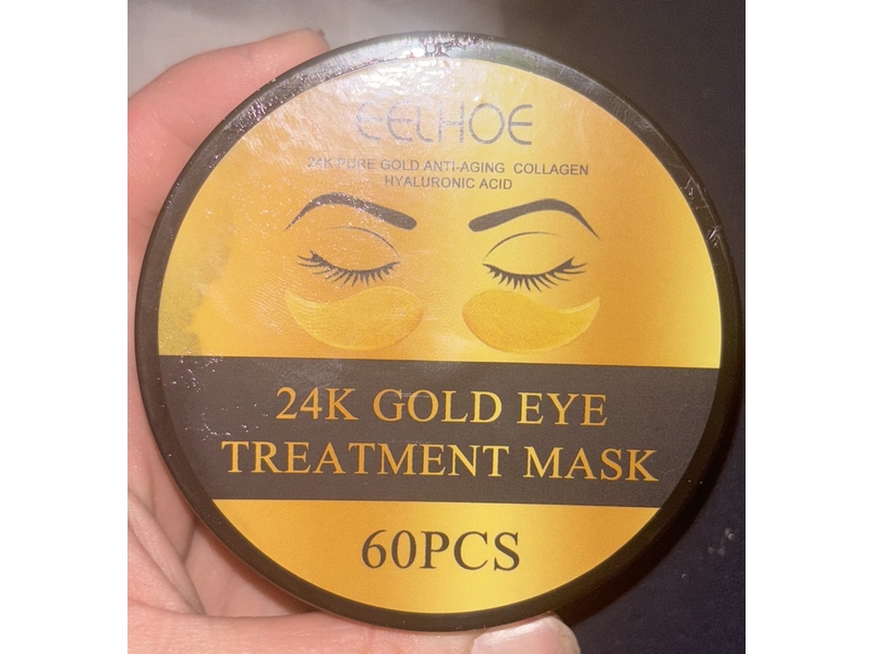 Eelhoe 24K Gold Eye Treatment Mask, 60 Count