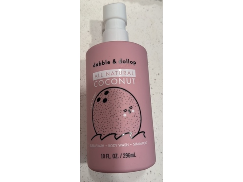 Dabble & Dollop Bubble Bath, Body Wash & Shampoo, 10 fl oz/296 mL, Pack Of 2