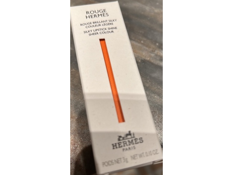 Hermes Paris Silky Lipstick Shine, 21 Rose Epice, 0.1 oz/3 g