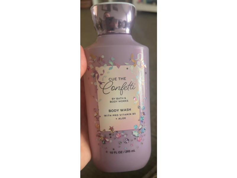 Bath & Body Works Cue The Confetti Body Wash, Pro Vitamin B5 + Aloe, 10 fl oz/295 mL