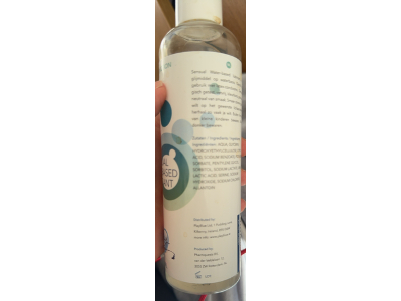 Play Blue Basic Seduction Sensual Water-Based Lubricant, 250 mL