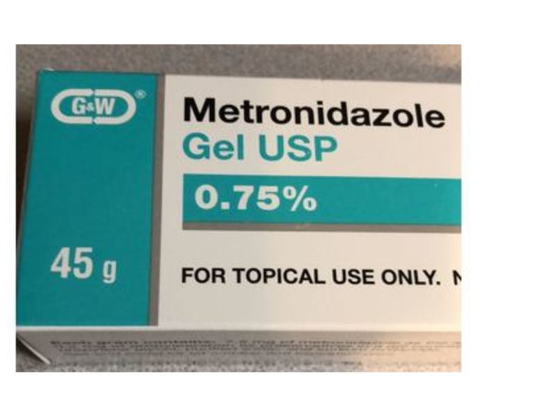 Metronidazole Gel USP, 0.75%, 45 g, G&W Laboratories (RX)