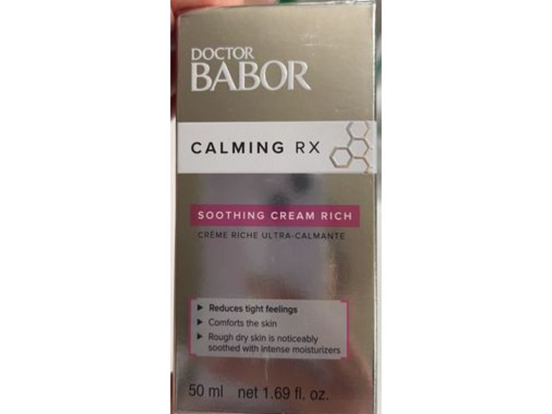 Doctor Babor Soothing Cream Rich, Calming Rx, 1.69 fl oz/50 mL