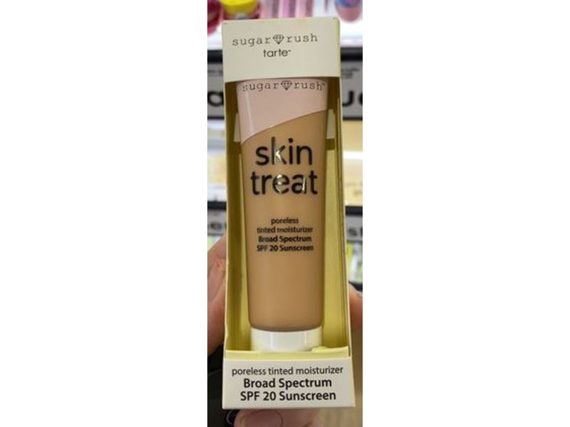 Tarte Sugar Rush Skin Treat Poreless TInted Moisturizer, SPF 20, Light Medium, 1 fl oz/30 mL