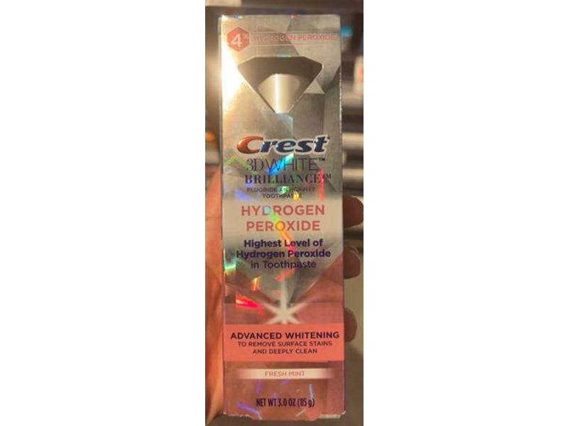 Crest 3D White Brilliance Advanced Whitening Toothpaste, Fresh Mint, 3.0 oz/85 g