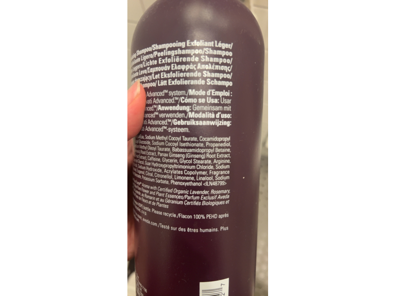 Aveda Invati Advanced Exfoliating Shampoo, Light, 33.8 fl oz/1 L